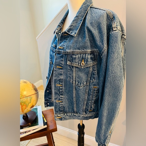 CANYON RIVER BLUES Jean Jacket “Trucker” Style Blue Denim Size Medium - Picture 14 of 14